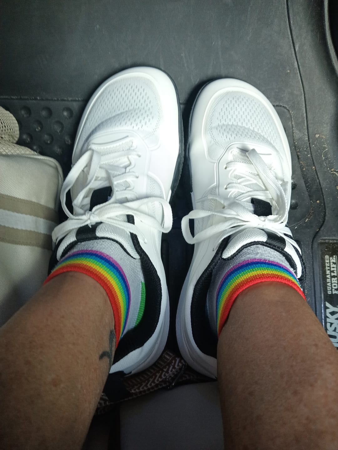 Customer photo review of CUURT Muuv - Wide Toe Box Court Shoes (Unisex)