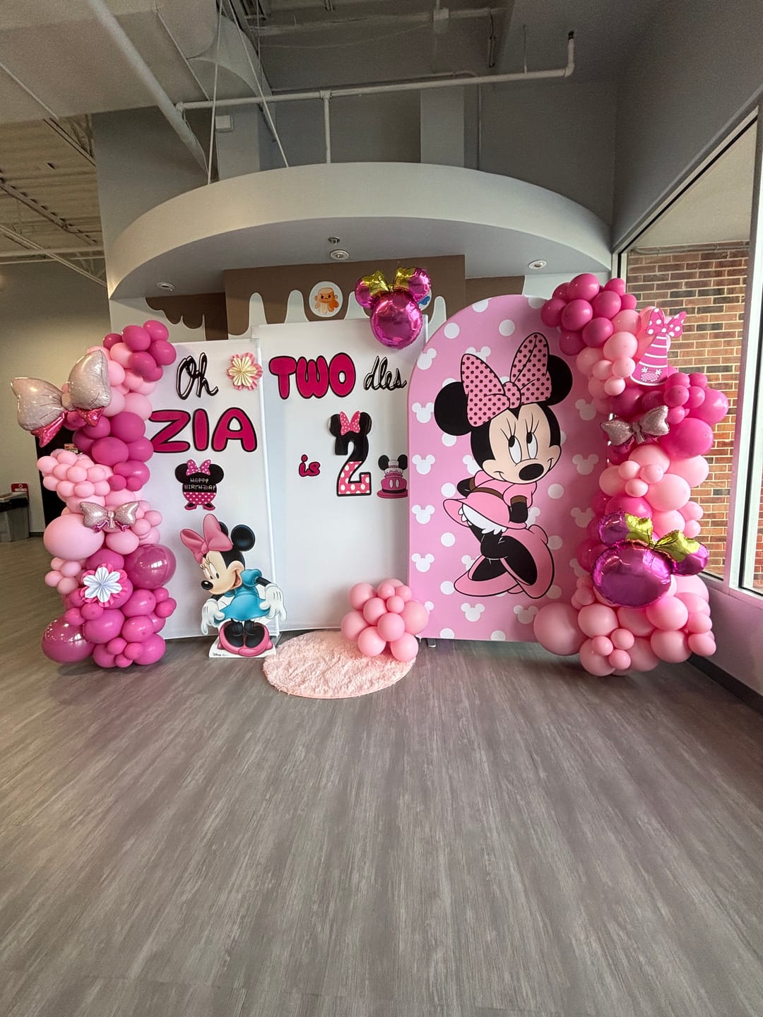 Customer photo review of Customization Birthday Wedding Baby Shower Bridal Decade Party Arch Backdrop Wall Cloth Cover