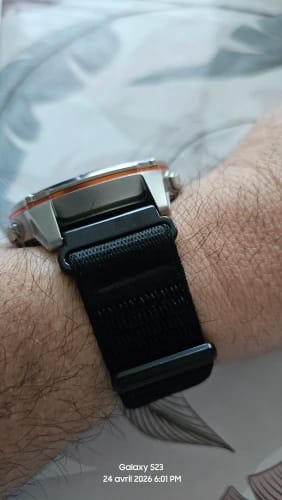 Customer photo review of Polar Nylon Watch Band For Polar Smartwatch Breathable Adjustable Comfort