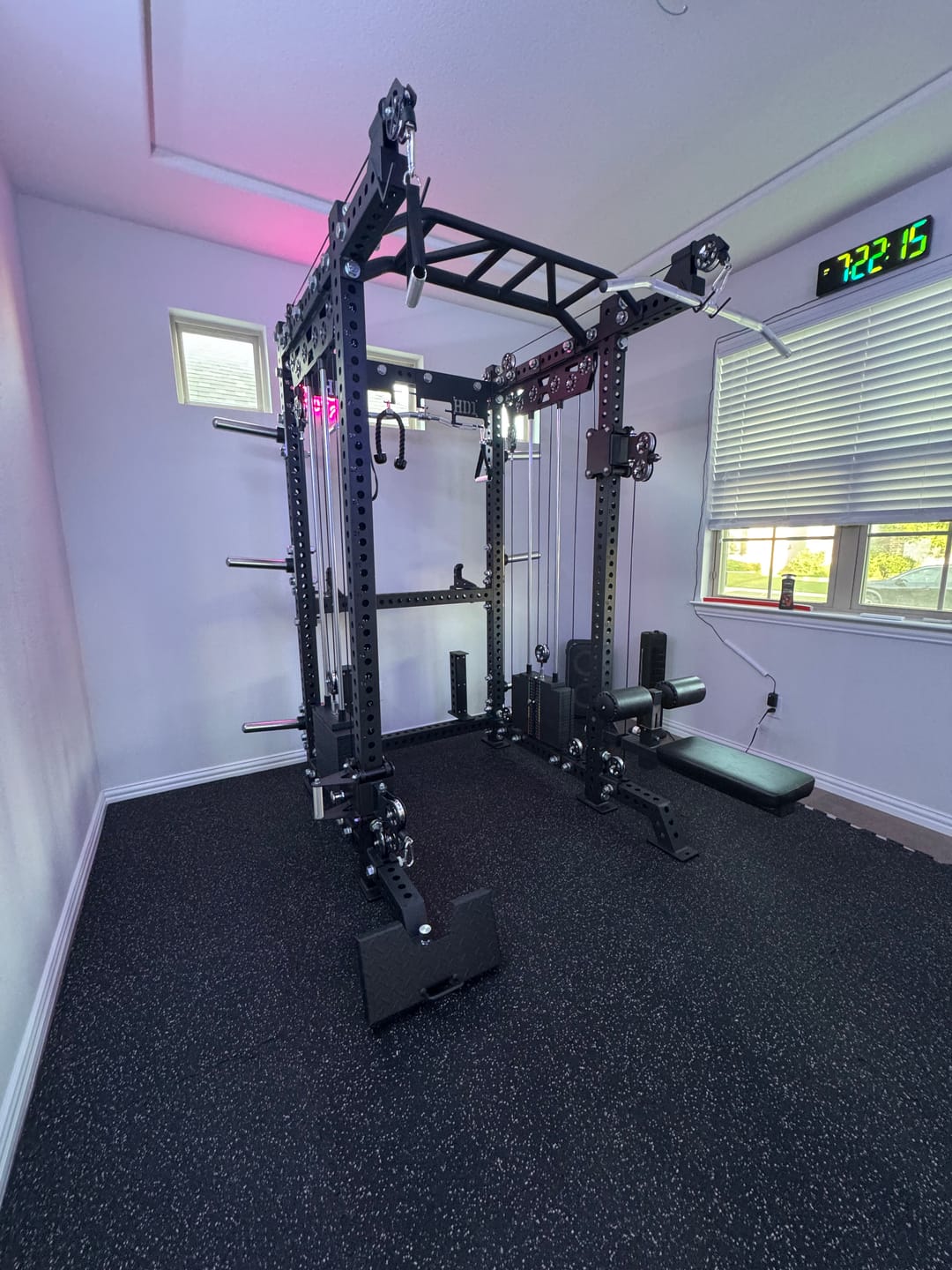 Customer photo review of HD1 Squat Rack Functional Trainer