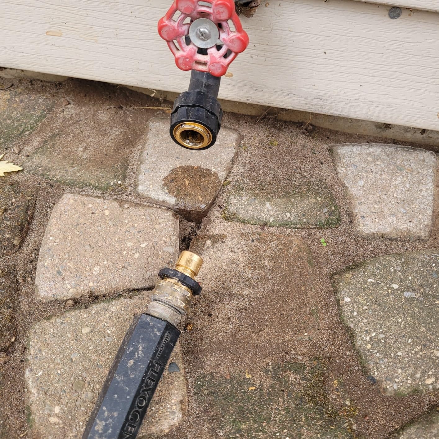 Customer photo review of HydroSnap — Conector Rápido para Manguera de Jardín