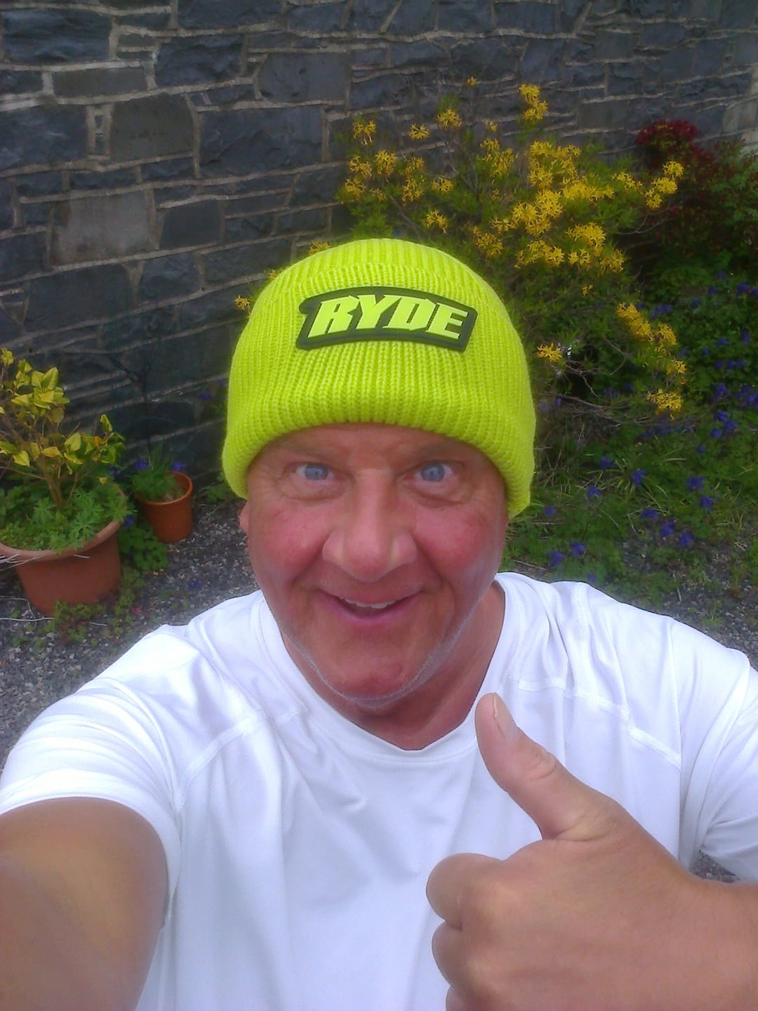 Customer photo review of Yellow Kyle Ryde Beanie