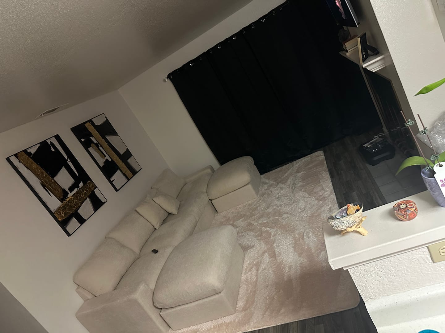 Customer photo review of Deluxe Shaggy Relax Mat - 1.4" Thick Foam Base