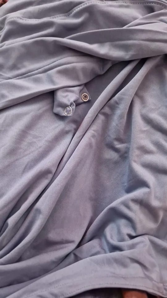 Customer photo review of VEILA™ Instant Hijab Cap With Tie Back Buttons. Ready in Seconds. Beautiful All Day. No Pins. No Hassle.