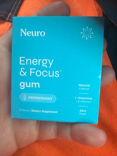Customer photo review of Energy & Focus Gum