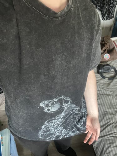 Dean P. wearing FOUNDING TITAN VINTAGE OVERSIZE TEE