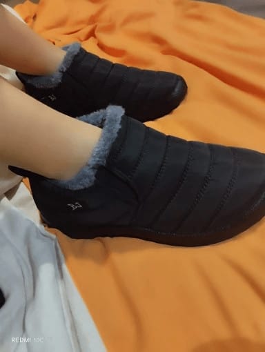 Customer photo review of Bottes doublées et imperméables pour l'hiver - B&J™