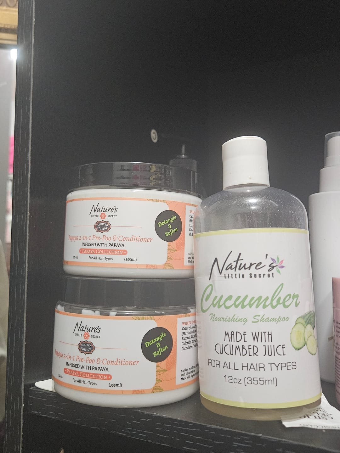Customer photo review of Papaya 2-in-1 Pre Poo & Conditioner