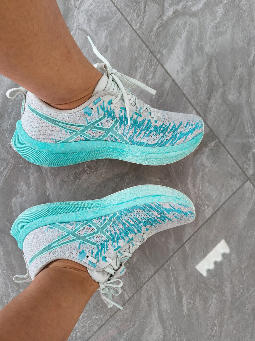 Customer photo review of Asics Noosa Tri 16 Hombre Soothing Sea