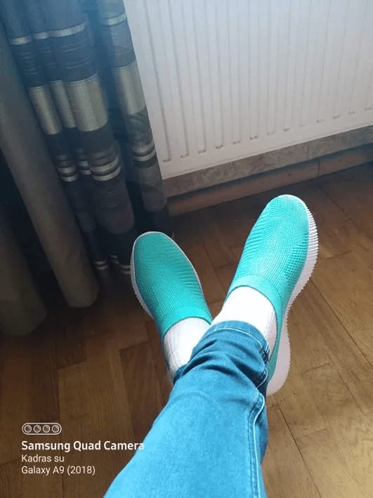 Customer photo review of Baskets Légères & Respirantes