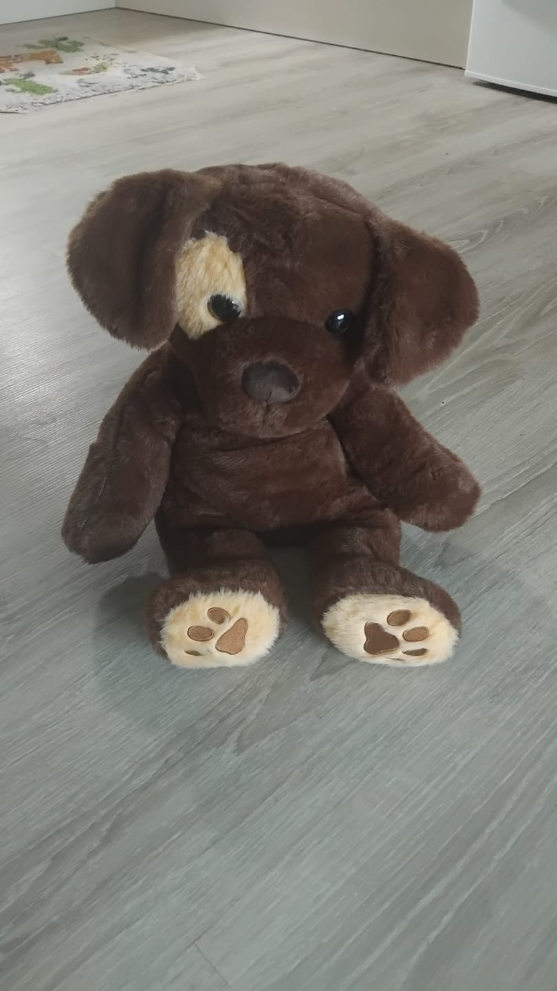 Customer photo review of Verzwaringsknuffel Hond 2,2 kg + Gratis Pittenzakje