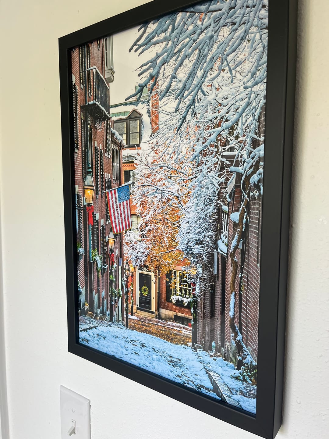 Customer photo review of Acorn Street, Boston