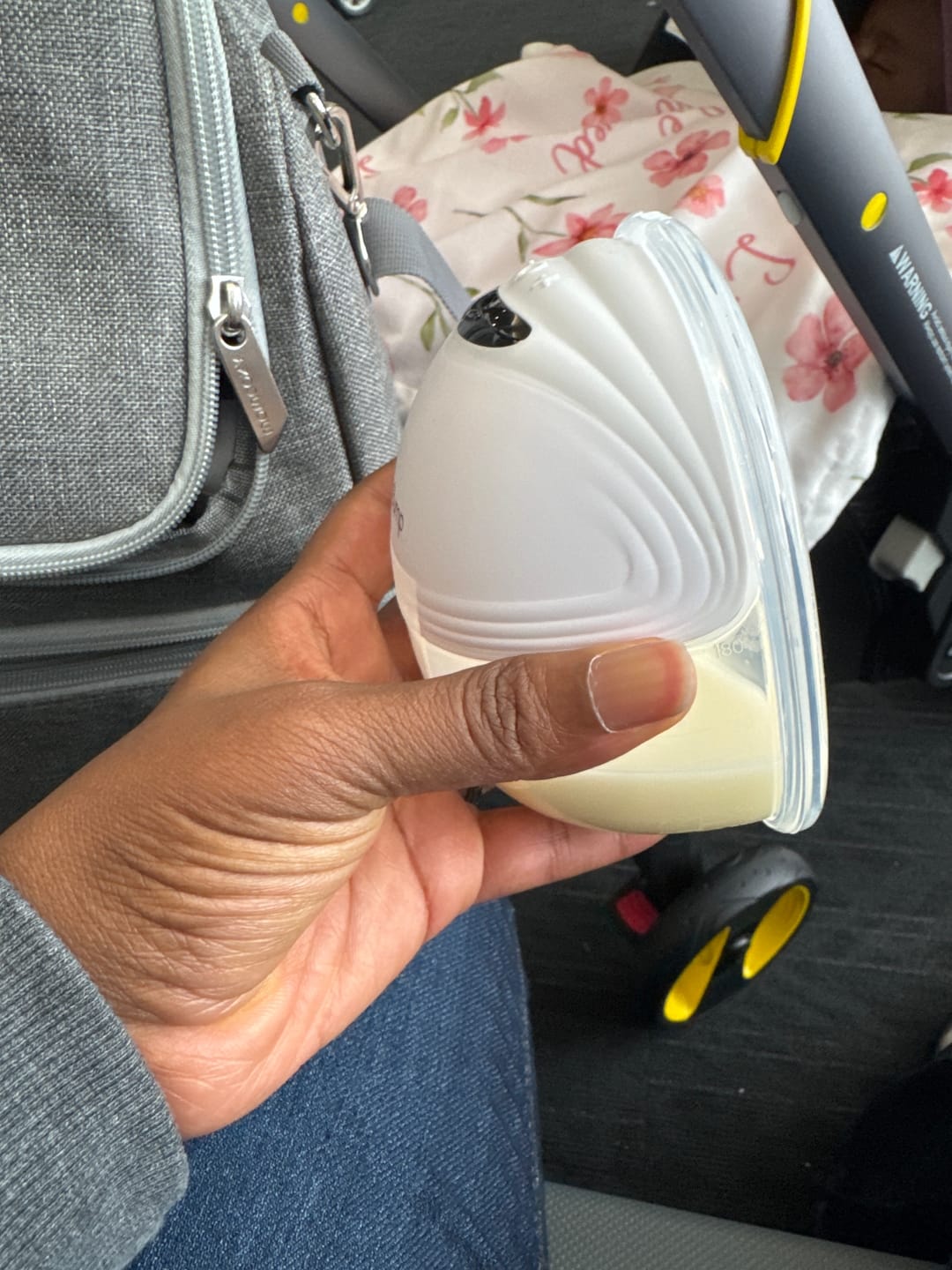 Customer photo review of Le tire-lait portable Luna©