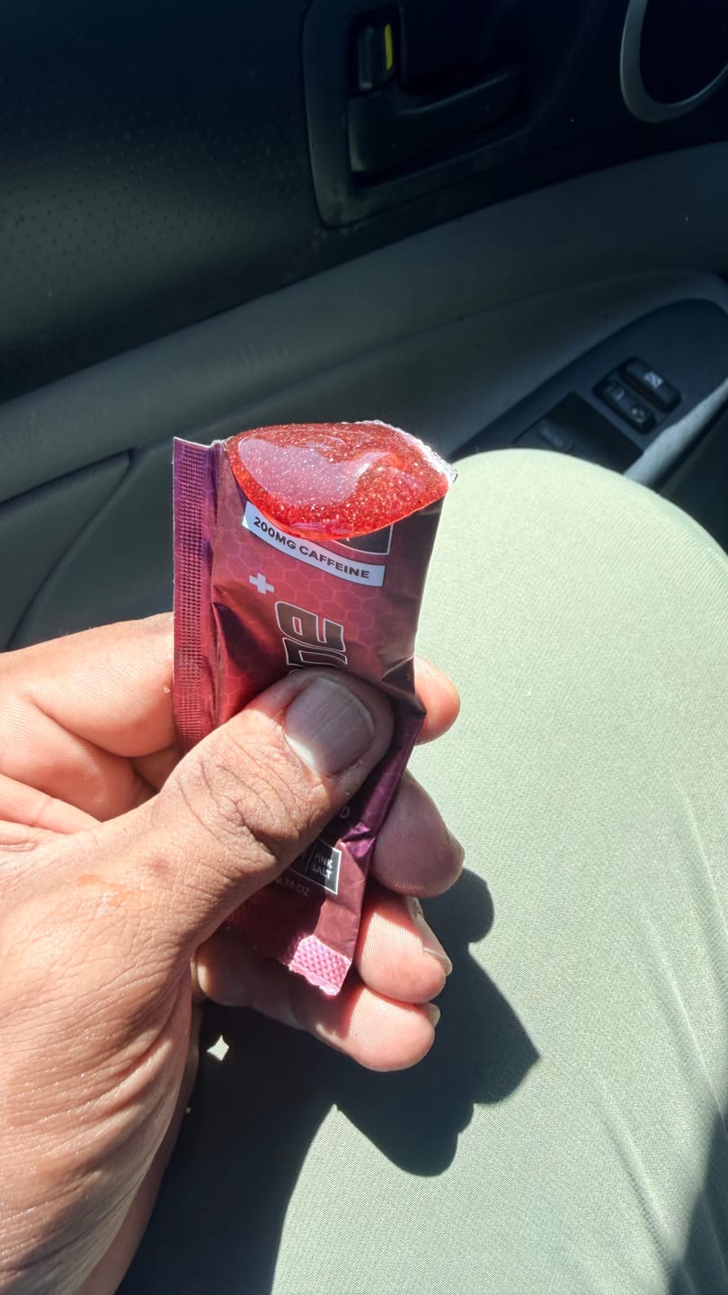 Customer photo review of 200mg Caffeine - Raspberry Vanilla - SuperCharged Honey (20-Pack)