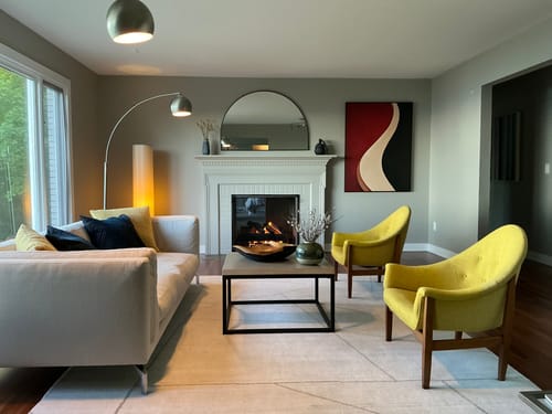 Customer review photo for Contemporary Minimalist Art #MA156