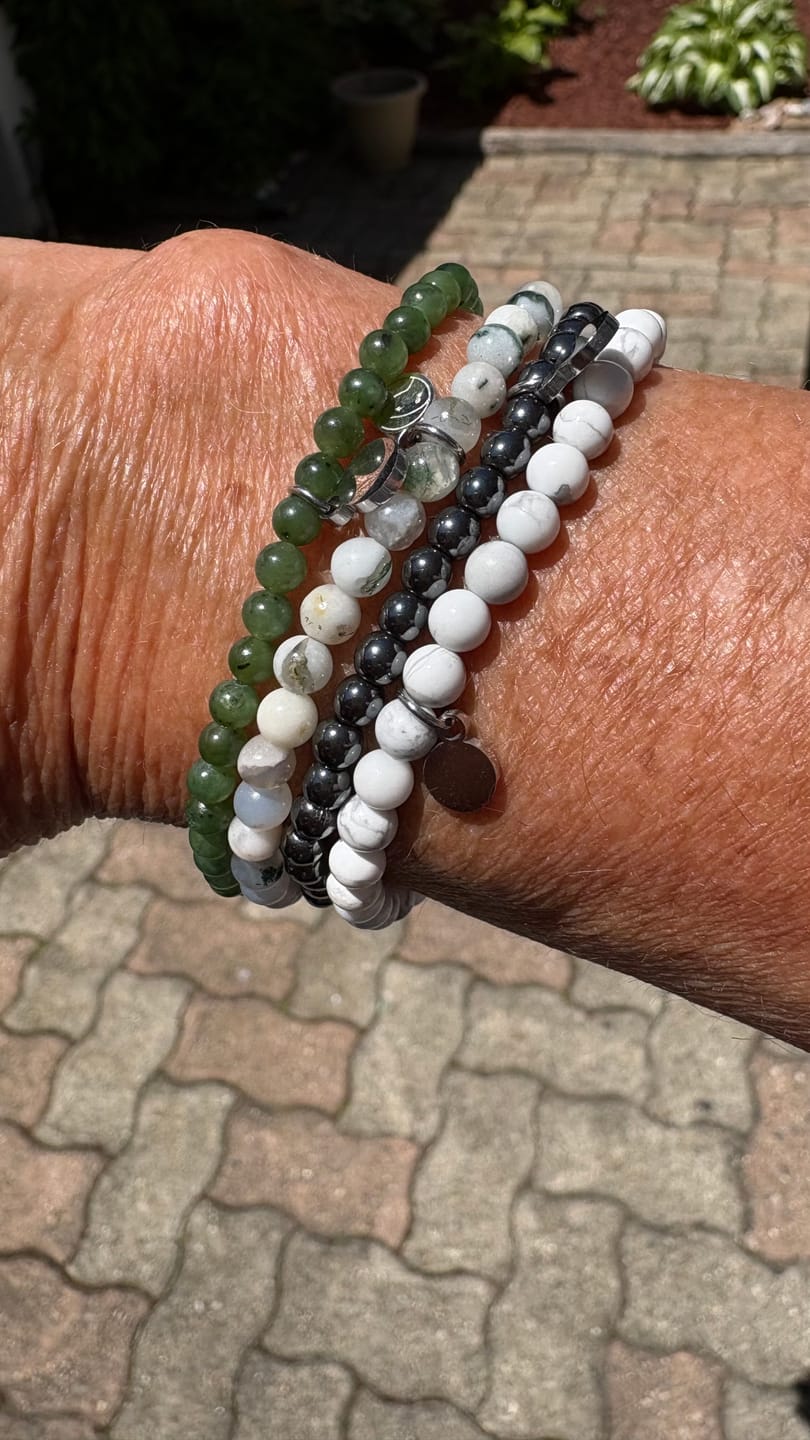 Customer photo review of Green Jade Bracelet Mini