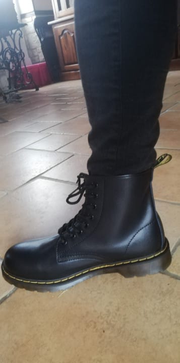 Customer photo review of Bottes Martin classiques haute qualité de style britannique