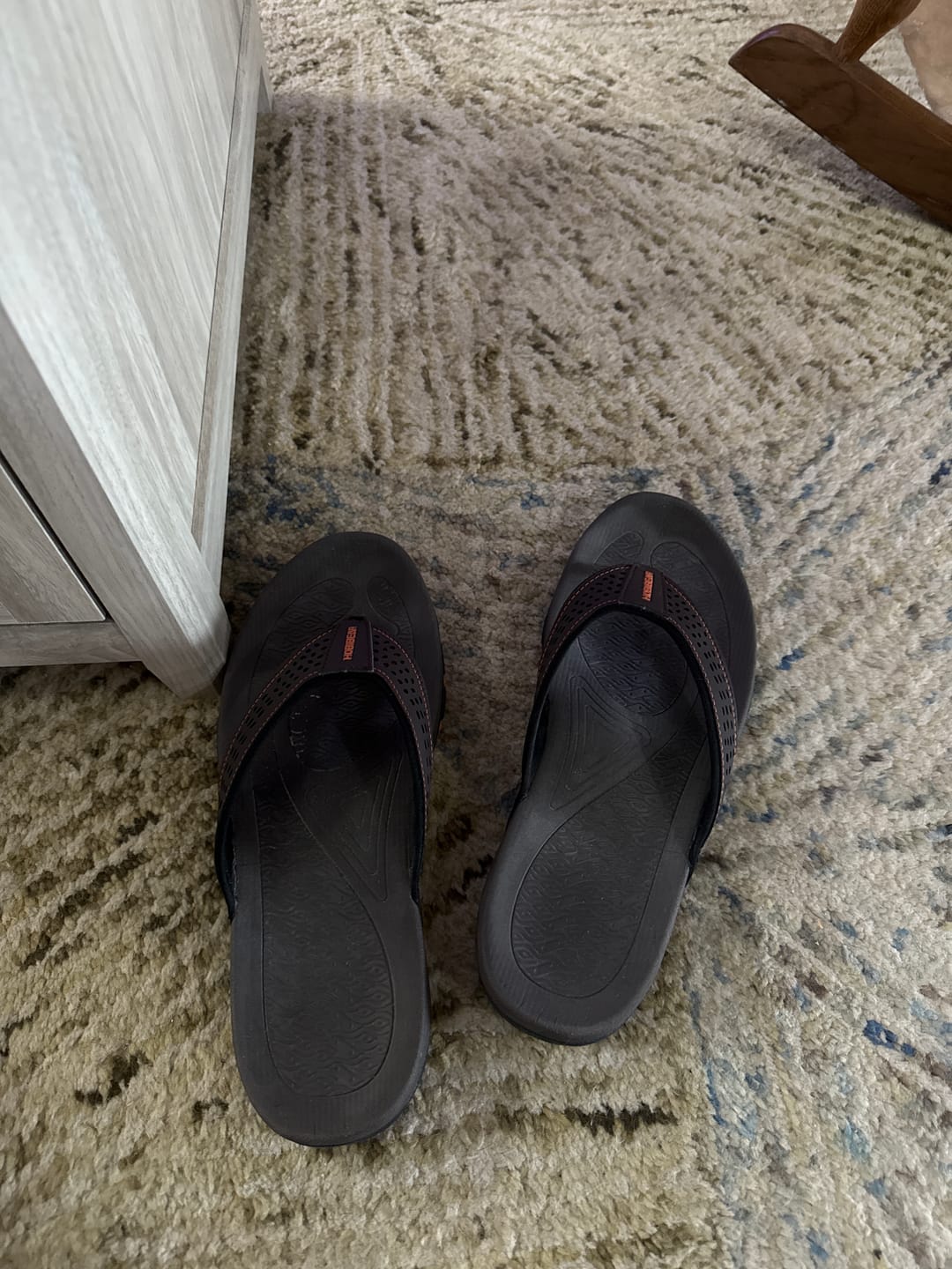 Customer photo review of Ramble Lite - Wide Toe Slippers