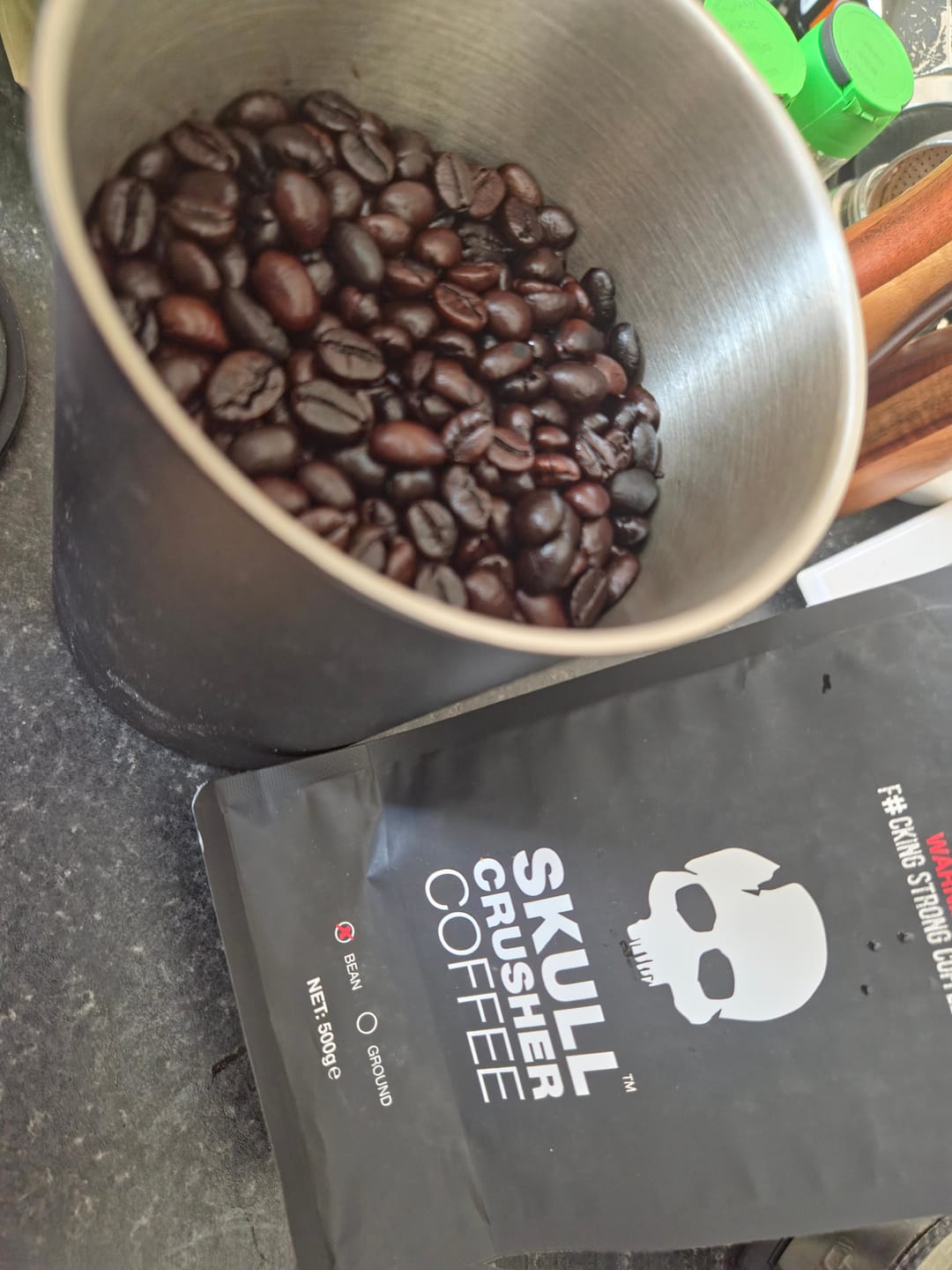 Customer photo review of High Caffeine Coffee