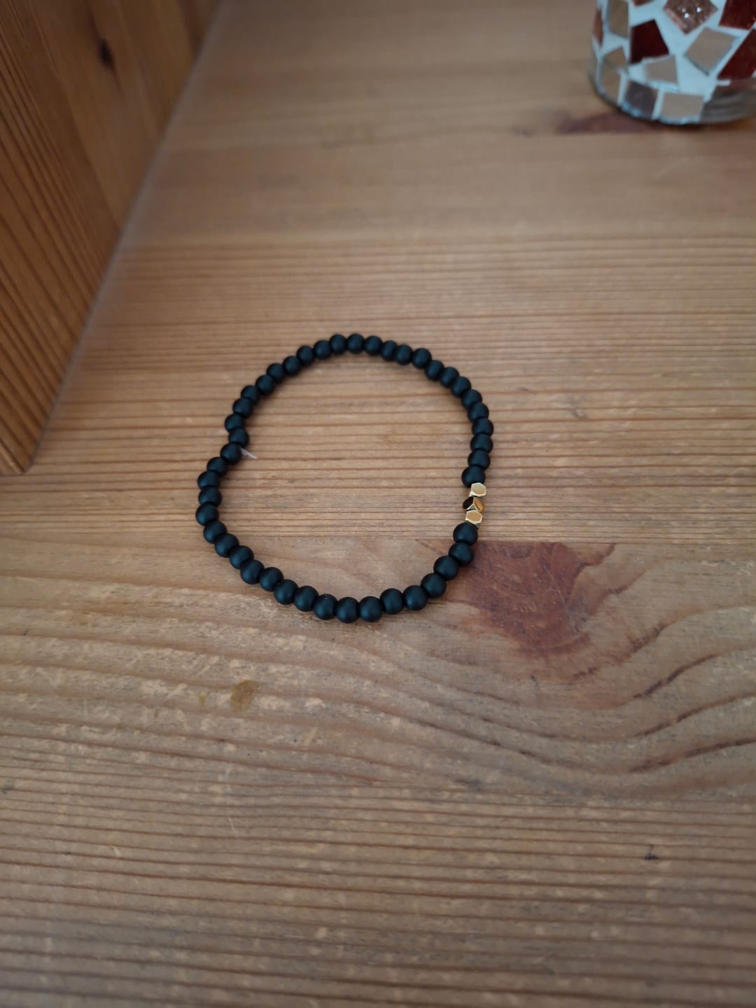 Customer photo review of Obsidian Armband