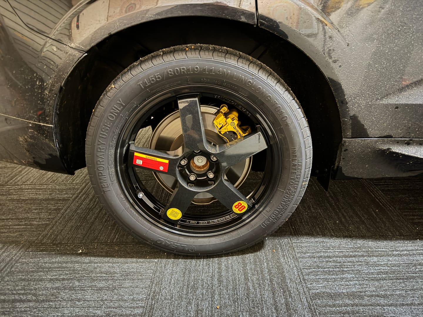 Customer photo review of Volvo XC60 incl RECHARGE Space Saver Spare Wheel Kit - HUB CENTRIC - Braumach Spare Wheel Kit All Models - 2014-2026