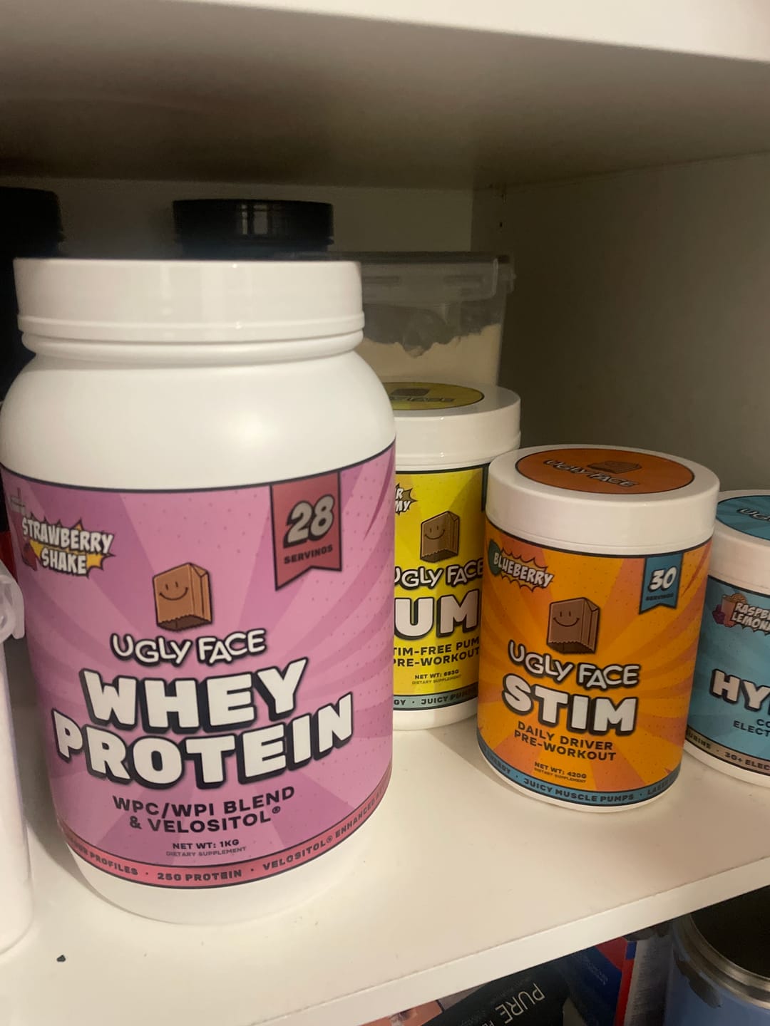 Customer photo review of UGLYFACE®  WHEY PROTEIN V2.0