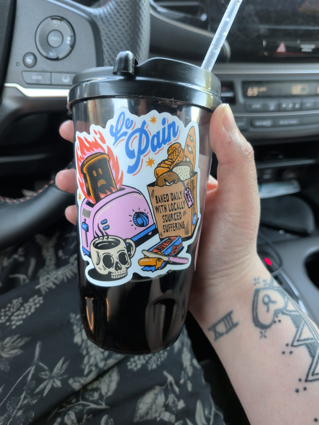 Customer photo review of Le Pain Sticker