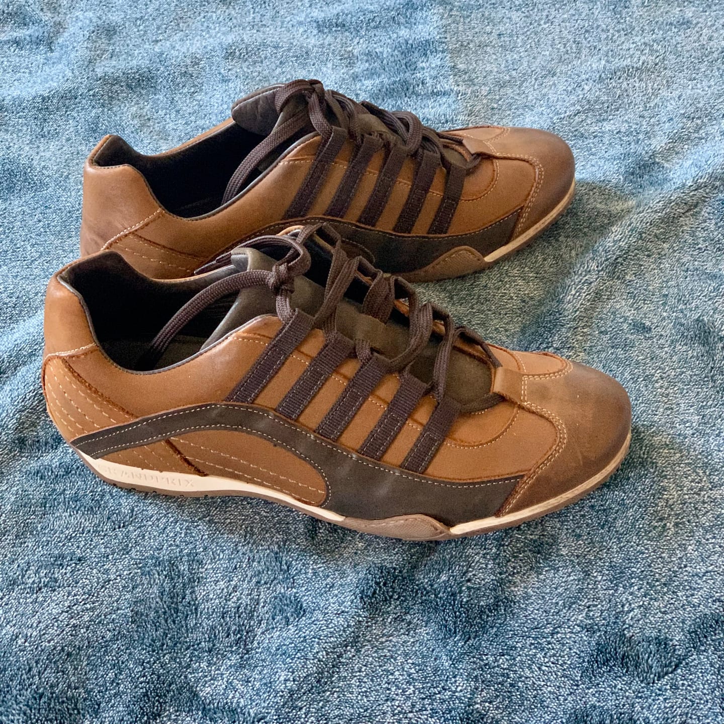Customer photo review of Men's GrandPrix Sneaker in Cognac