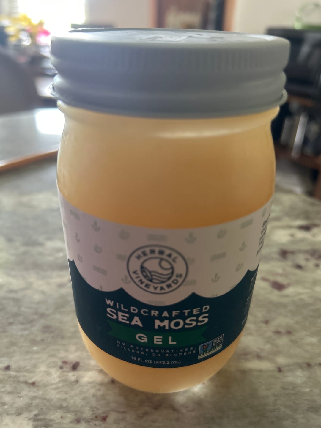 Customer photo review of EXCLUSIVE GOLD SEA MOSS GEL
