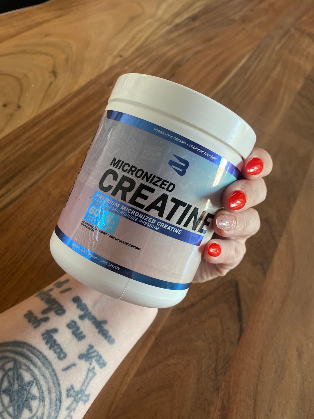 Customer photo review of Creatine