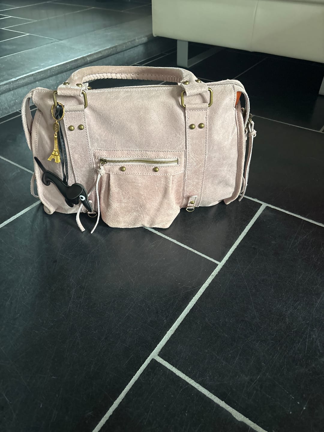 Customer photo review of It girl bag vanilla pink