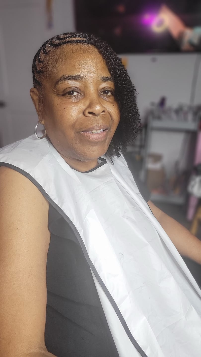 Customer photo review of Human Hair Spring Twist Hair Extensions Natural Color