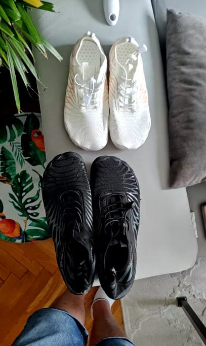 Customer photo review of Chaussures Pieds Nus Légères à Séchage Rapide