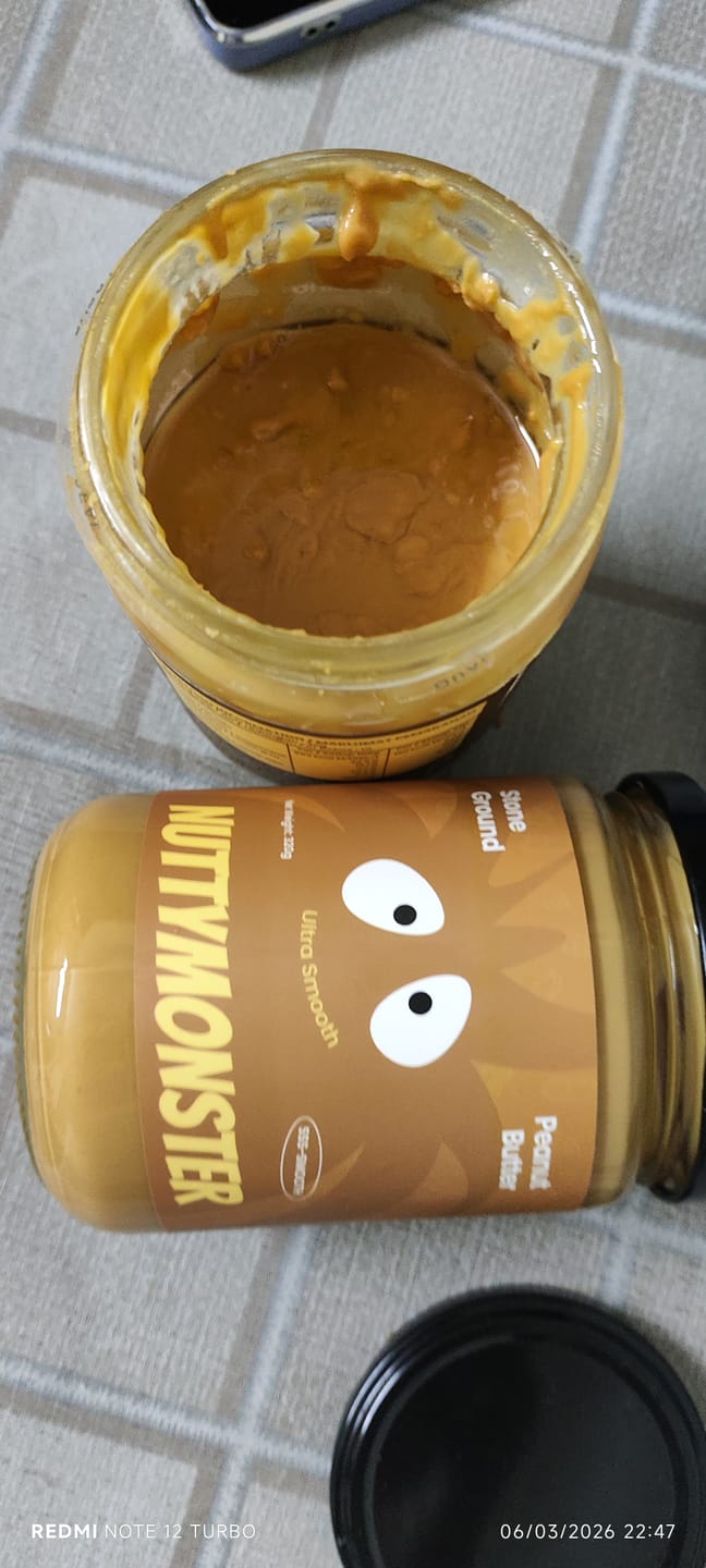 Customer photo review of THE MONSTER STARTER PACK (Bundle of 2) | Ultra Smooth + Extra Crunch