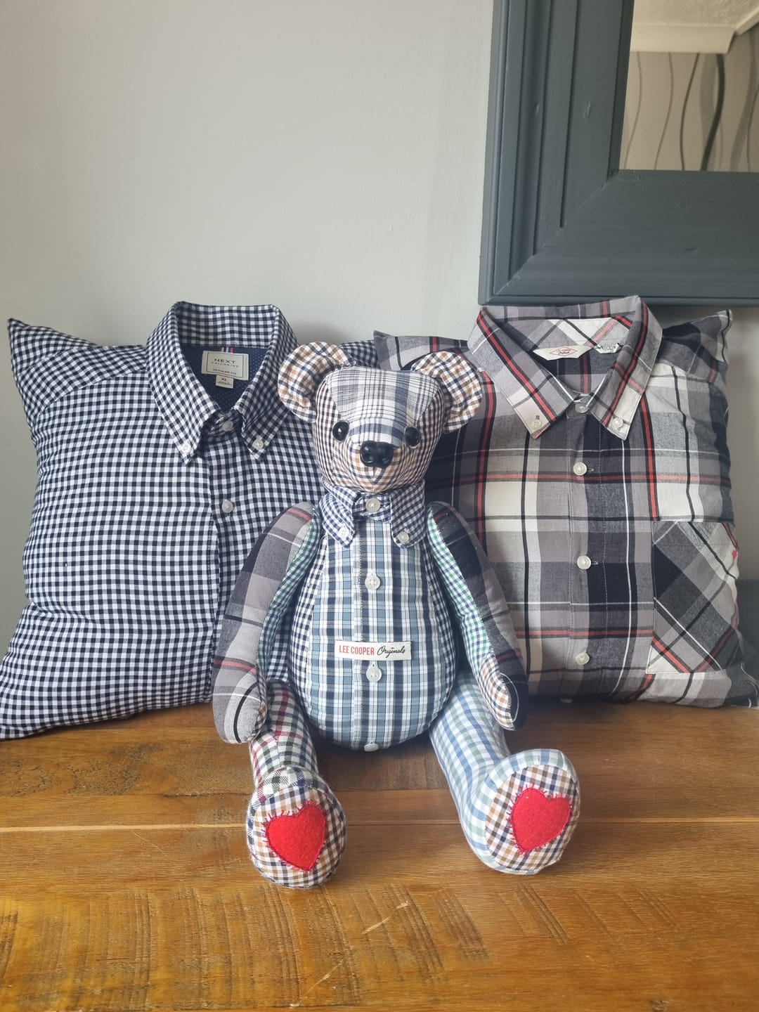 Customer photo review of Memory Bear FREE PATTERN