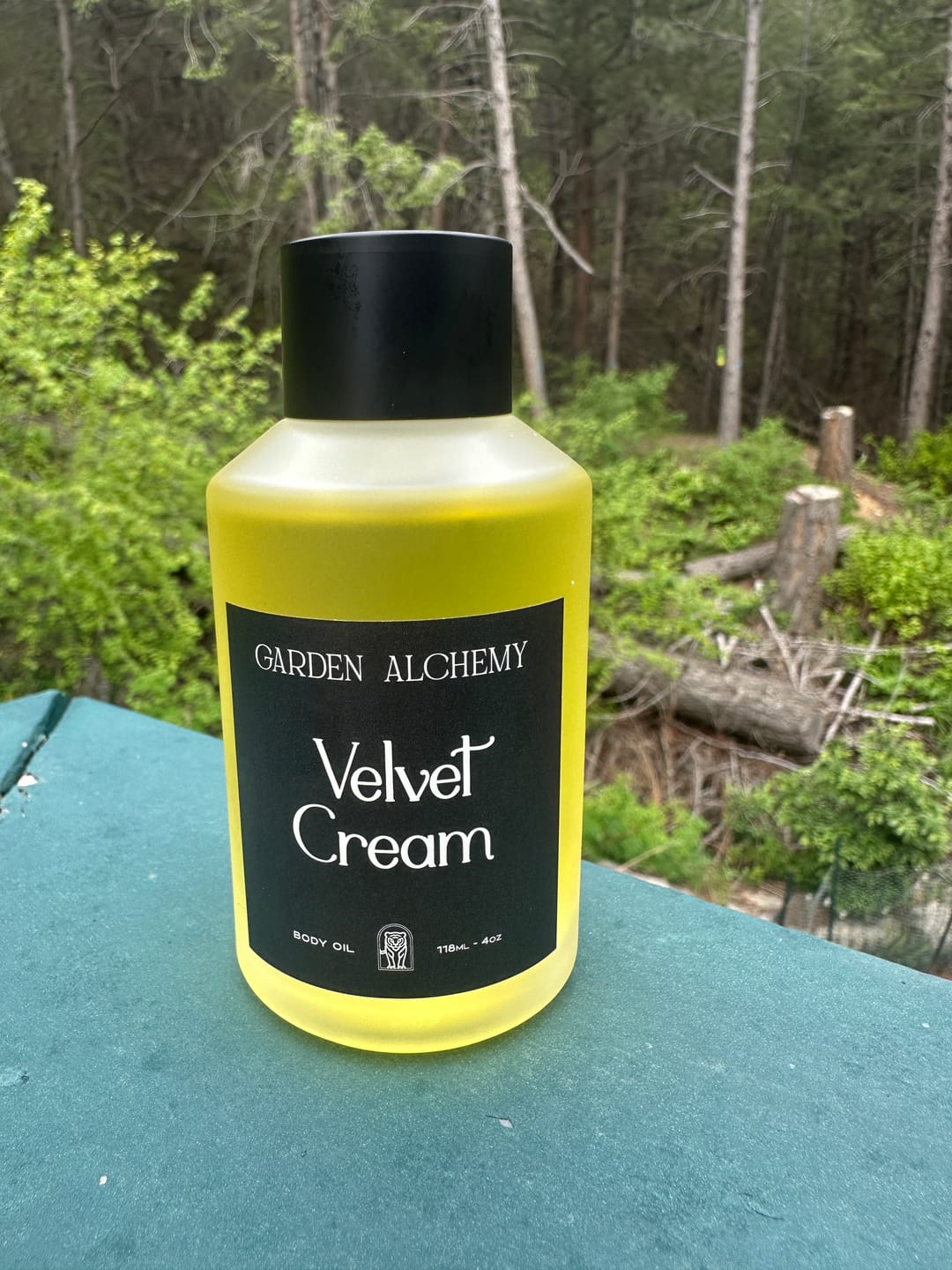 Customer photo review of VELVET CREAM PERFUME BODY OIL