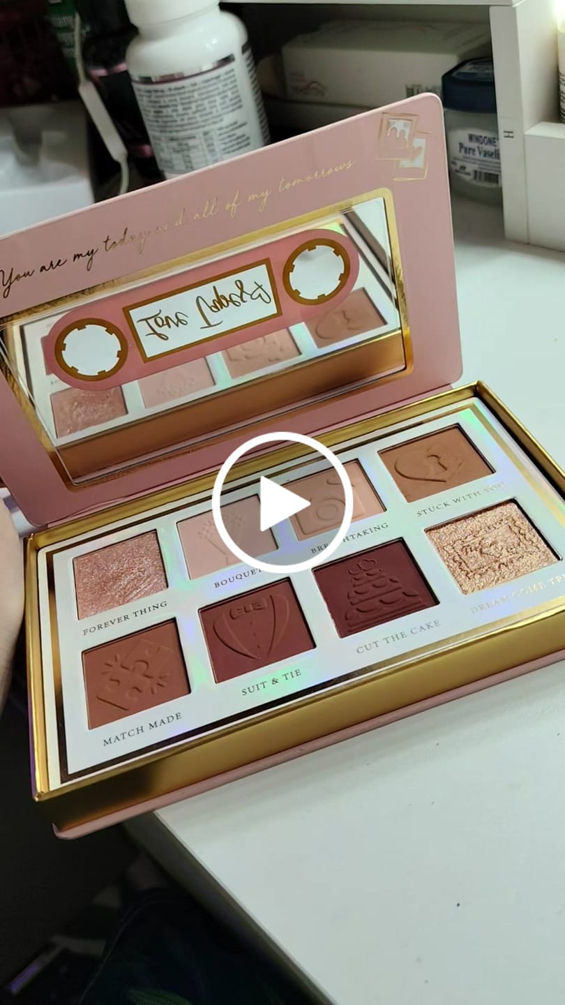 Customer video review of Love Tapes Palette