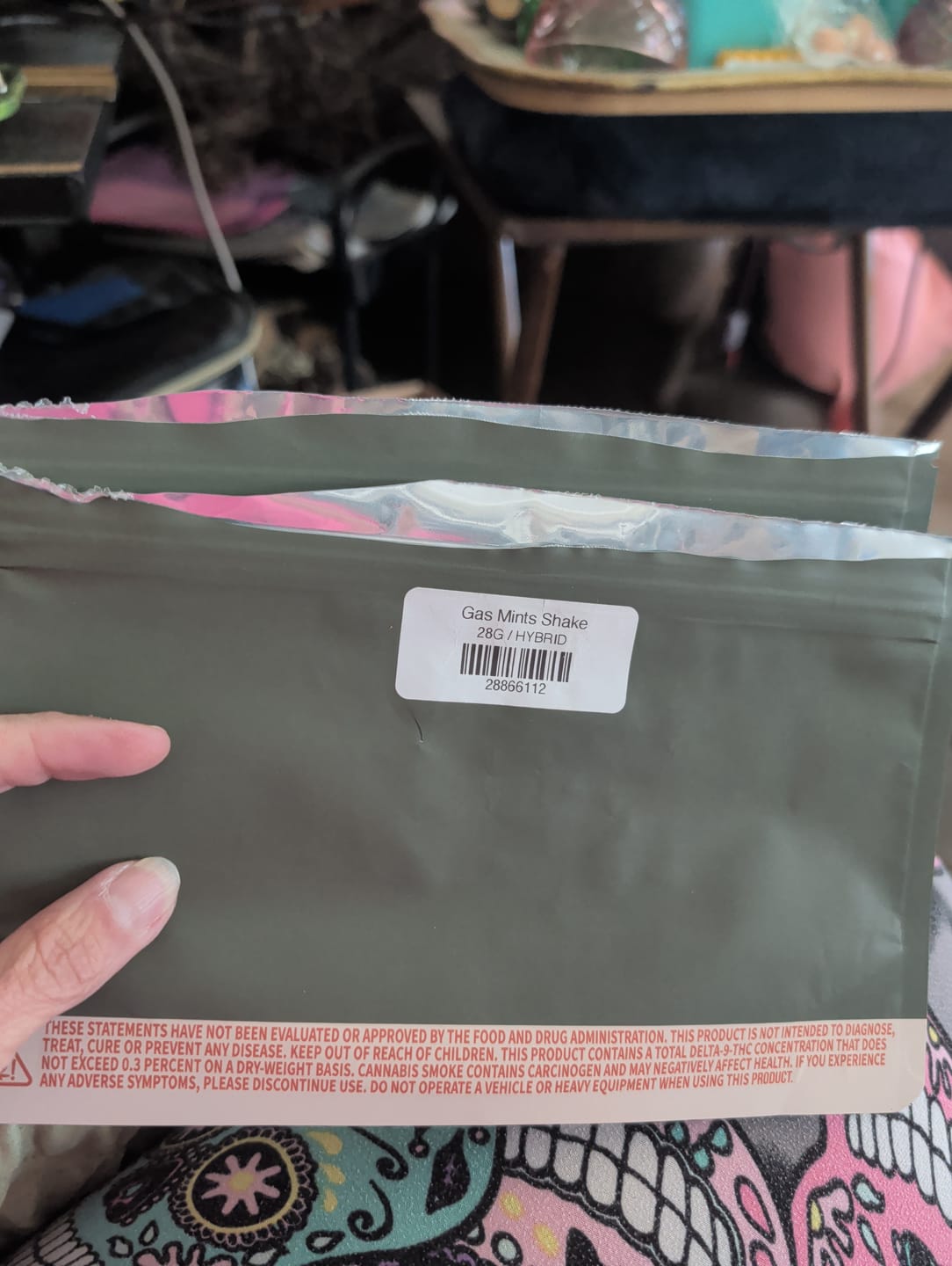 Customer photo review of Gas Mints Shake