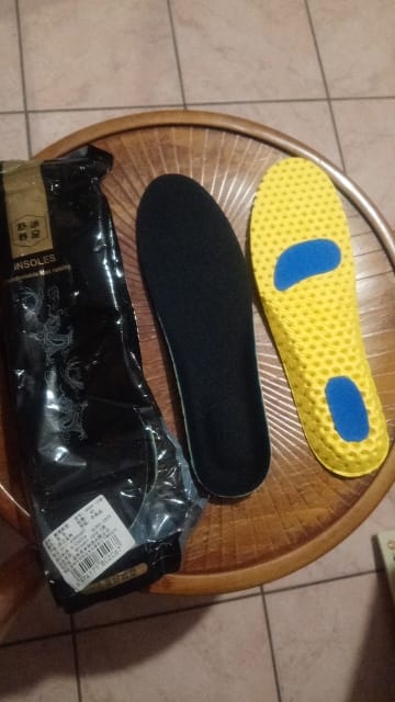 Customer photo review of Semelles orthopédiques pour soulager la douleur de la voûte plantaire