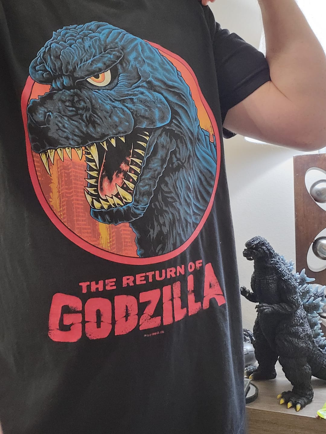 Customer photo review of THE RETURN OF GODZILLA: A LEGEND REBORN - T-SHIRT