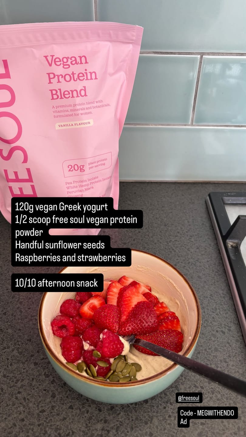 Customer photo review of Vegan Protein Blend