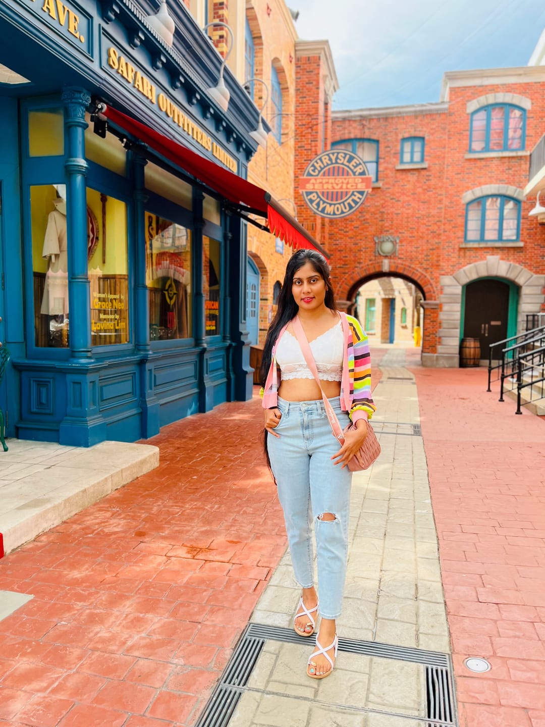 Customer photo review of Jellybean Cardigan