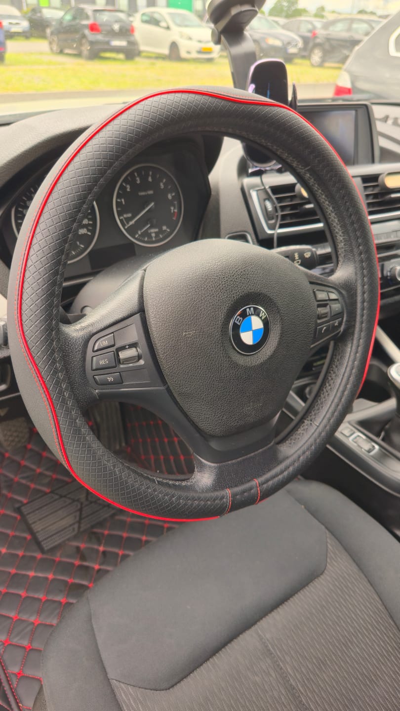 Customer photo review of Car Steering Wheel Cover, Custom For Your Cars, Anti-Slip, Safety, Soft, Breathable, Heavy Duty, Thick, Full Surround, Sports Style, Car Accessories CH18990