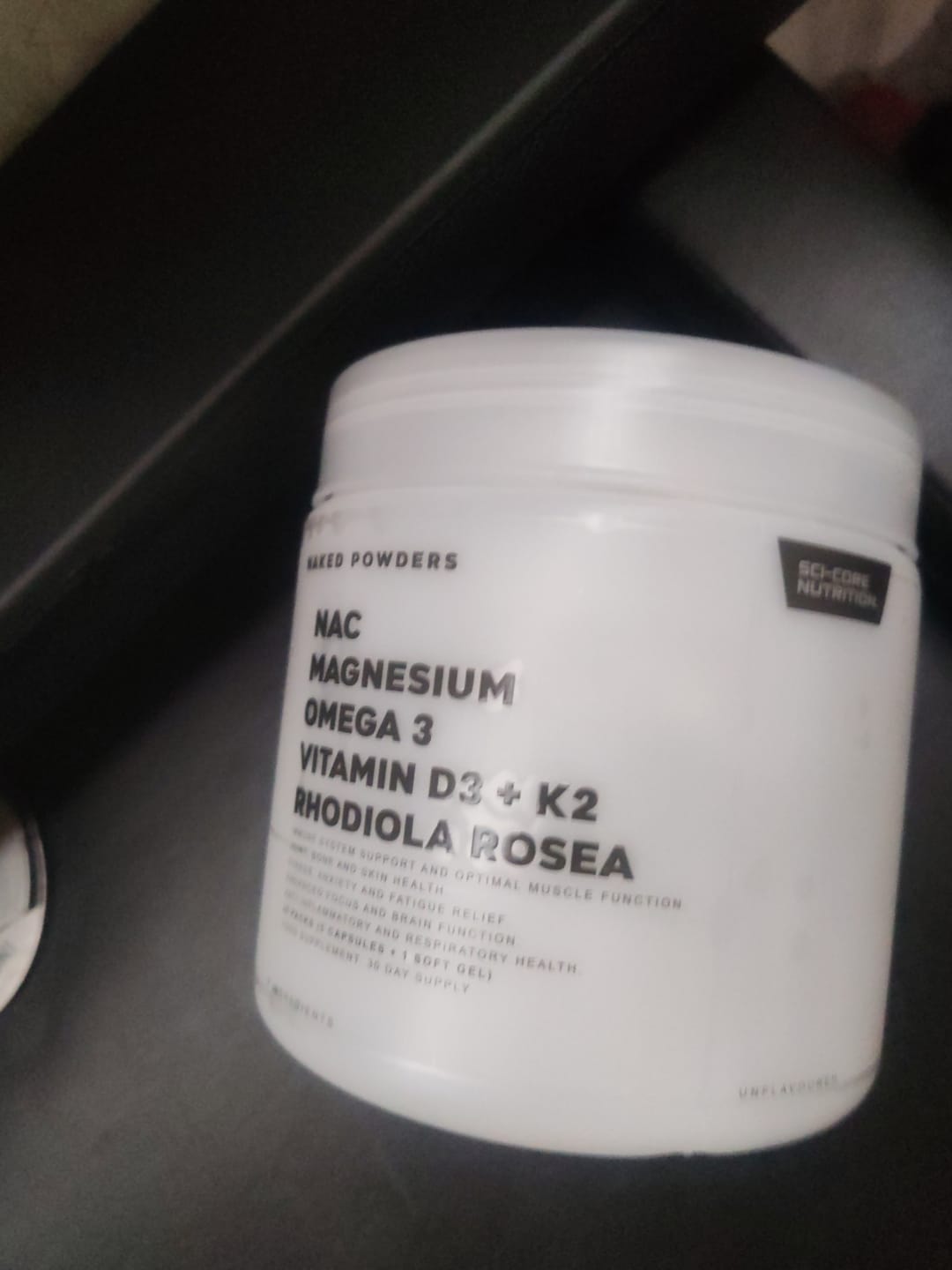 Customer photo review of NAC, Magnesium, Omega 3, Vit D3 + K2, Rhodiola Rosea - 30 daily packs