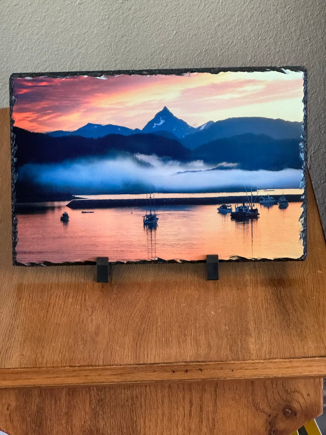 Customer photo review of Midnight Sun - Tabletop Print