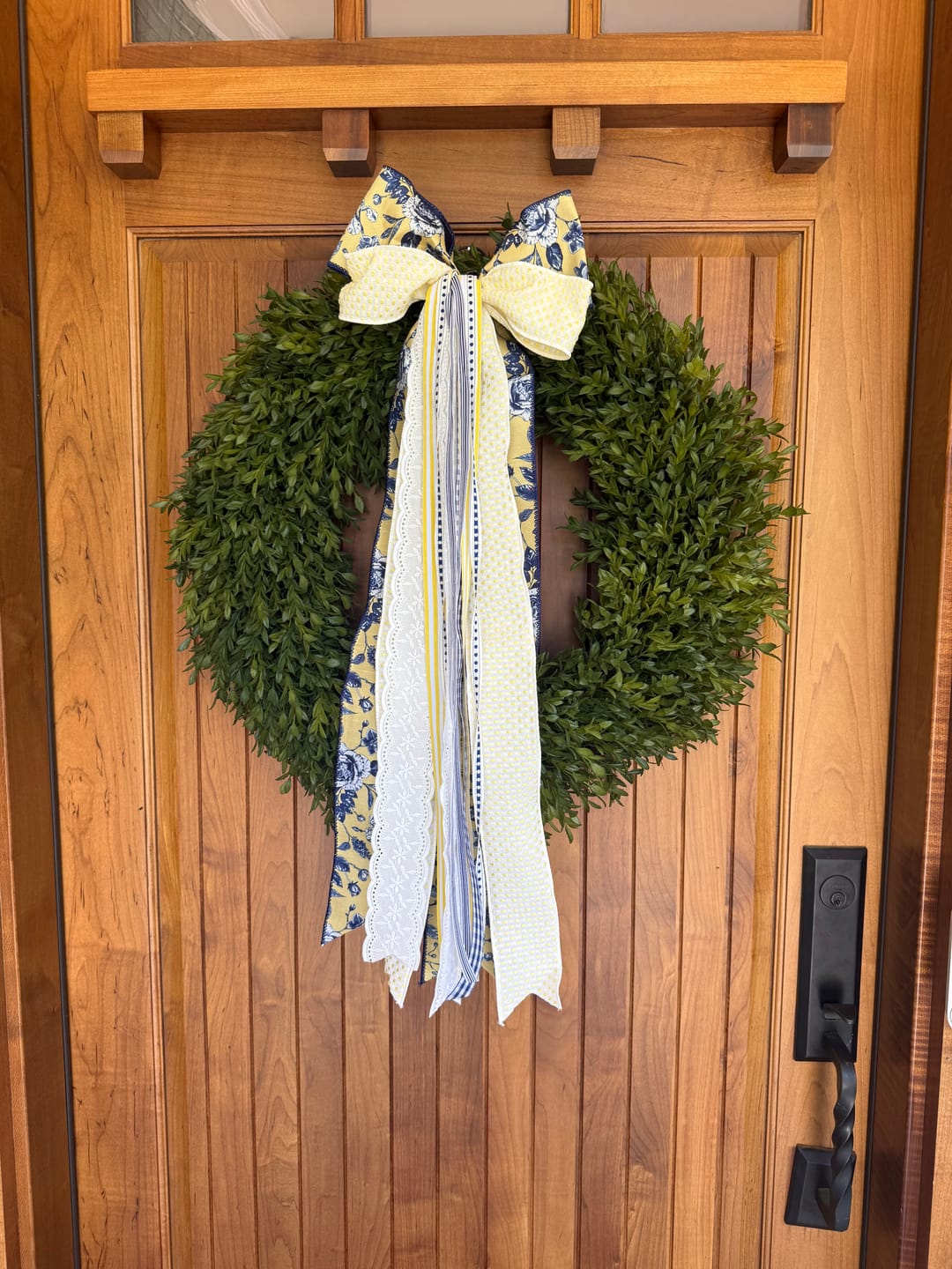 Customer photo review of Sunny Veranda Wreath Ribbon