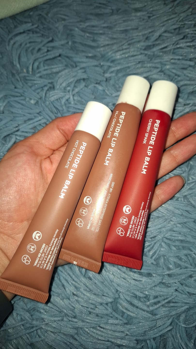 Customer photo review of PEPTIDE LIP BALM