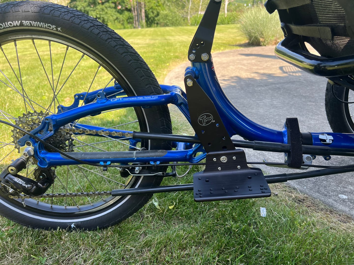 Customer photo review of ICE Configured Battery Mount - Suspended Trikes