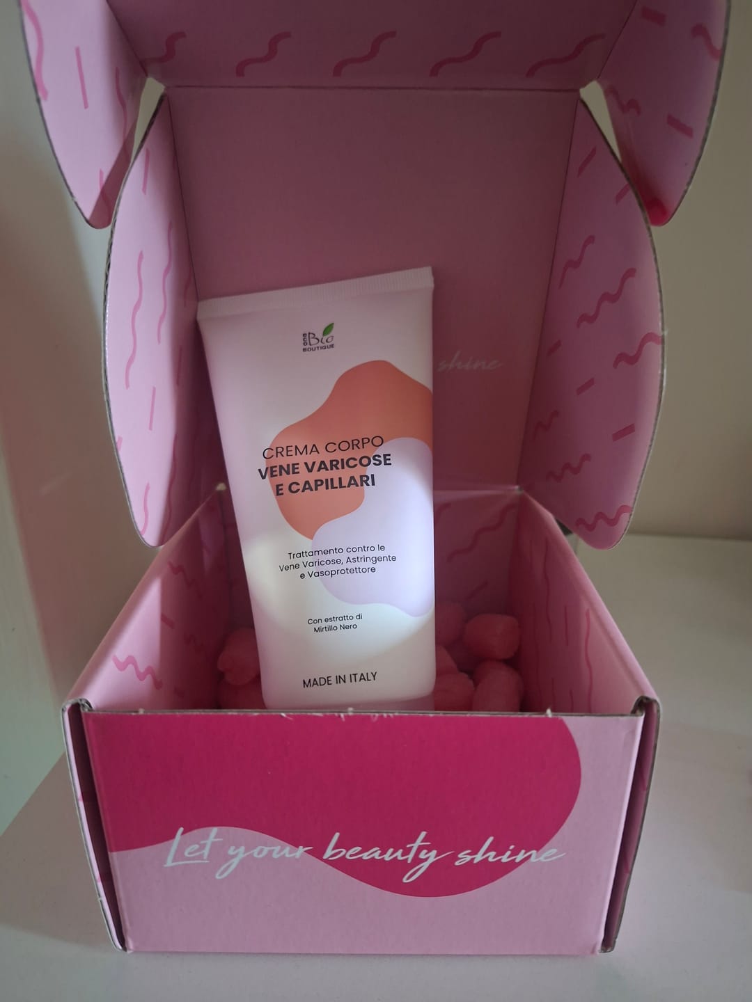 Customer photo review of Crema Vene Varicose e Capillari