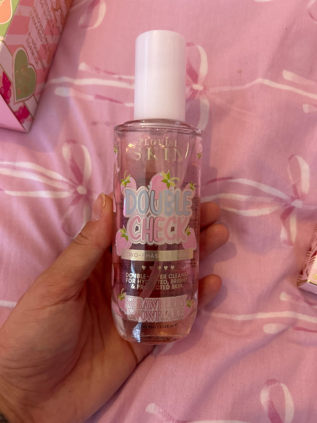 Customer photo review of Double Check Double Layer Cleanser